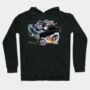 GOATINATOR 1964 GTO black Hoodie